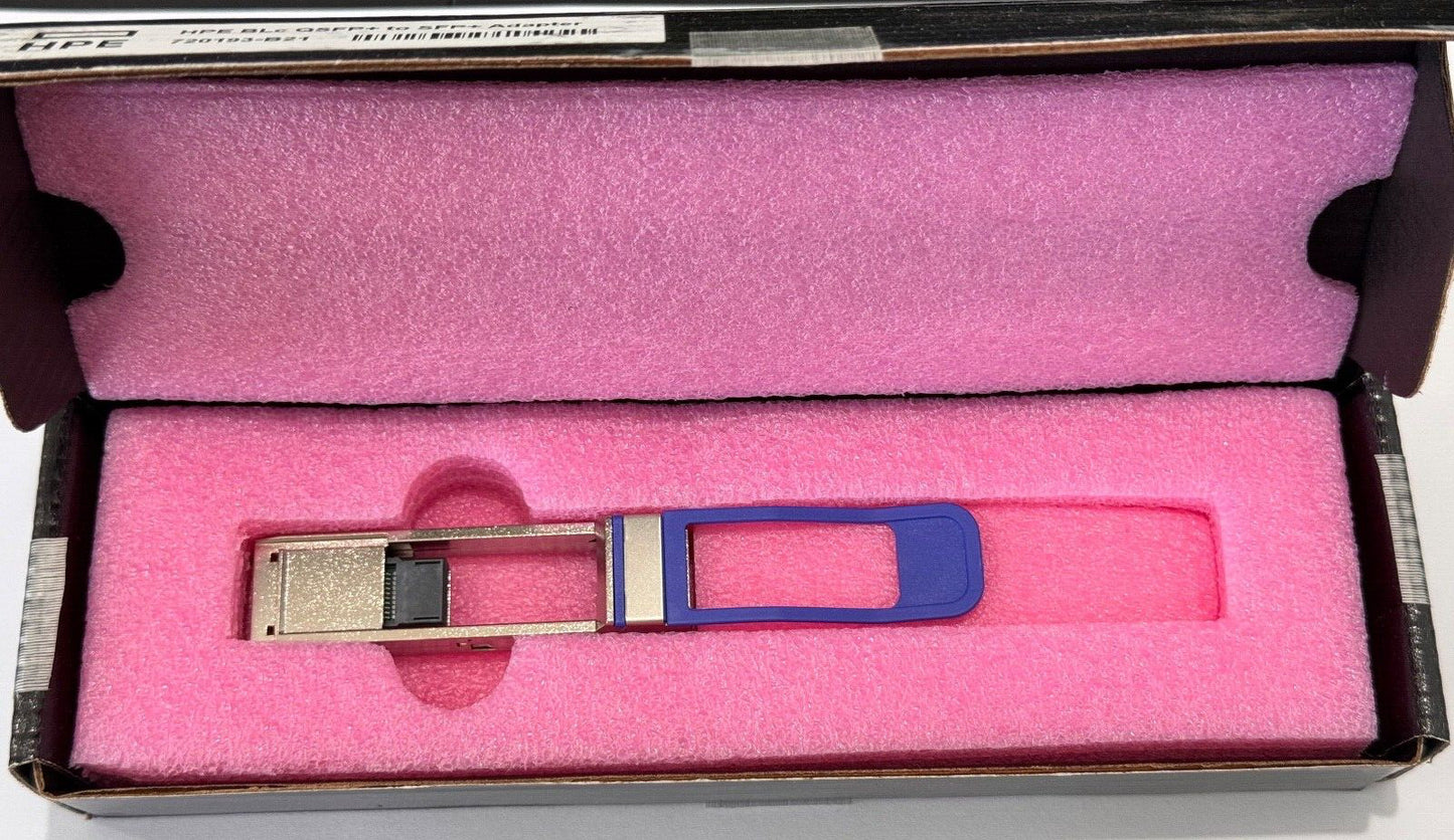 HPE MELLANOX MAM1Q00A-QSA QSFP+ to SFP+ Network Adapter 720193-B21/720195-002