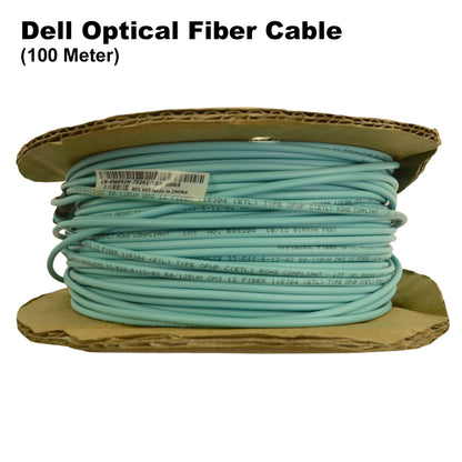 Dell Amphenol 100m QSFP 50/125 MPO OM3 Multimode Fiber Optic Network Cable W9R2N