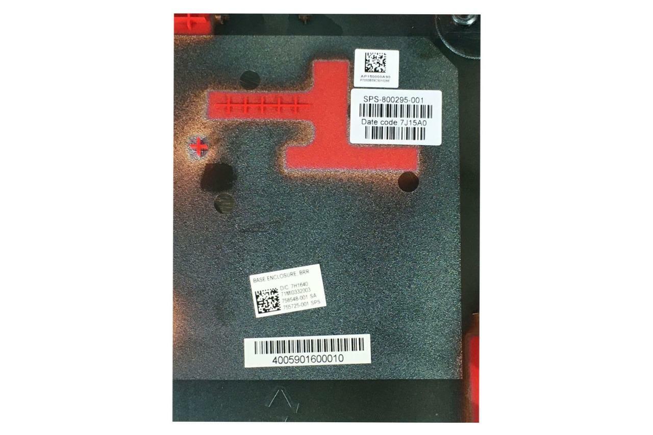New For HP Pavilion 15T-V000 X360 Laptop Bottom Case 800295-001 Red Color