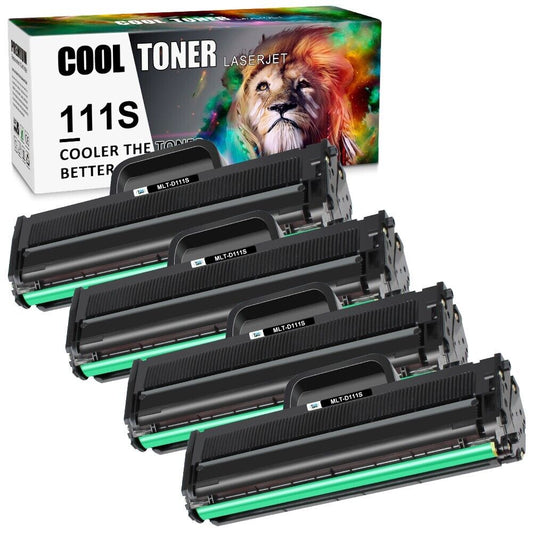 4 PK Compatible Toner Cartridge Replace for Samsung MLT-D111S MLT-D111S Printers