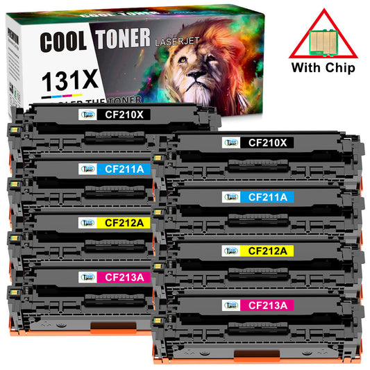 8PK CF210A - CF213A Toner Cartridge 131A For HP LaserJet Pro 200 Color MFP M276n