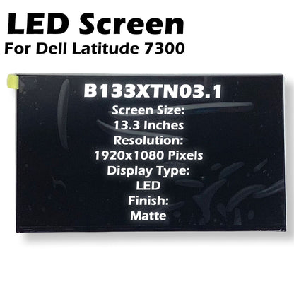 Genuine Dell OEM Latitude 7300 EDP 13.3" WXGAHD LCD Widescreen Matte G50X6