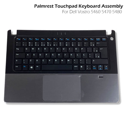 New Dell Vostro 5470 Keyboard Palmrest Assembly Portuguese Layout JX88R DXFPK