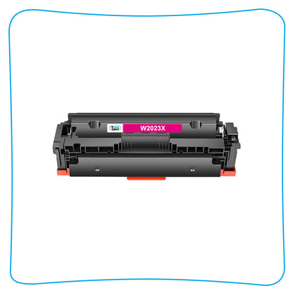 1x W2020X Toner Compatible with HP 414X LaserJet M454dn M454dw Magenta with Chip