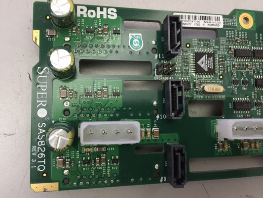 SuperMicro BPN-SAS-826TQ SAS826TQ SAS / SATA Backplane SAS-2 compatible (NOT FOR HOME PC)