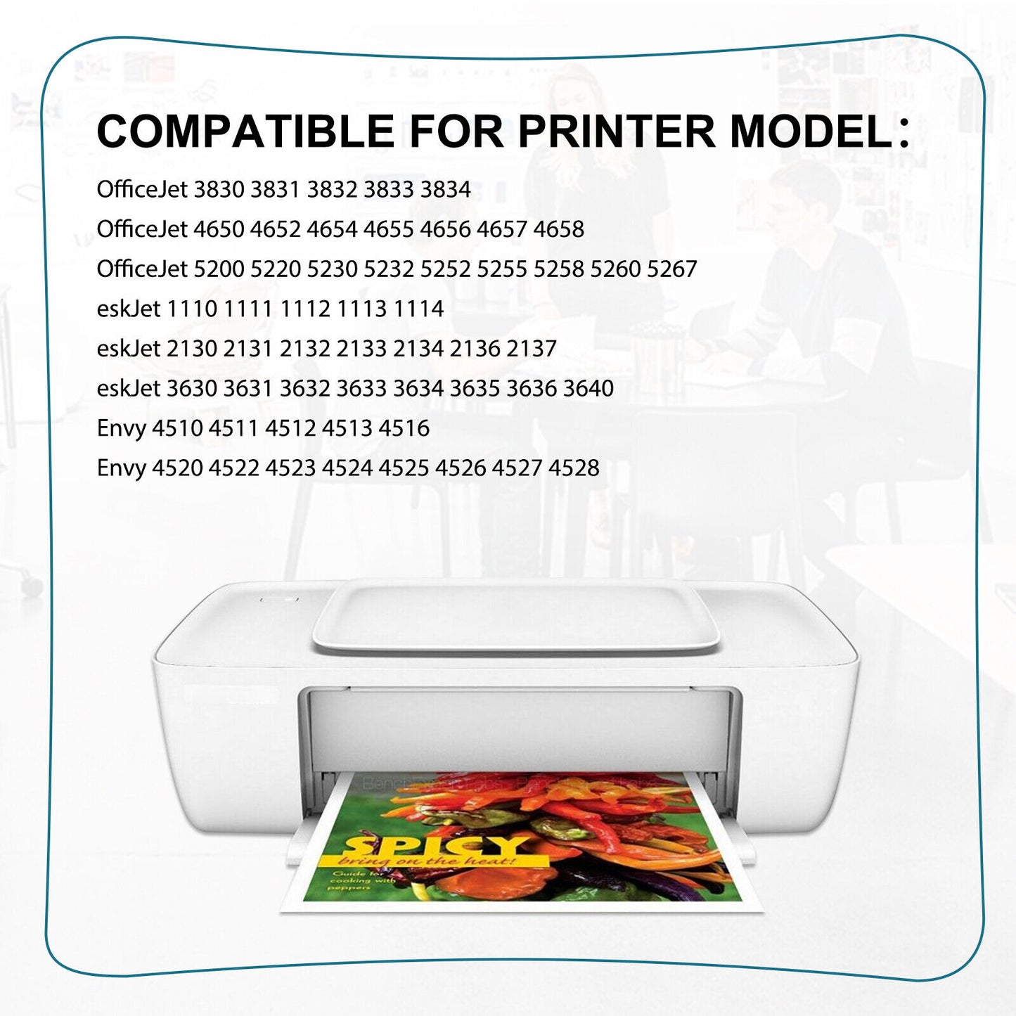2PK 63XL Black Ink Cartridge For HP Envy 4520 4520 Officejet 5220 5258 4650 5200