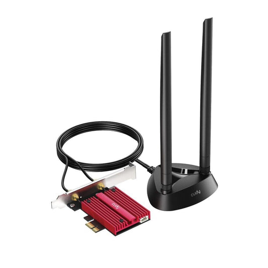 Cudy WE4000 | AX5400 Wireless Tri-Band Wi-Fi 6/6E Bluetooth 5.2 PCI Express Card