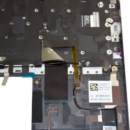 Dell Inspiron 14 5410 5415 Backlit Keyboard Palmrest Assembly US INTL 80V38