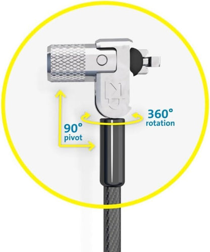 Kensington MicroSaver 2.0 Portable Keyed Laptop Lock Cable w/ Keys - K64423WW