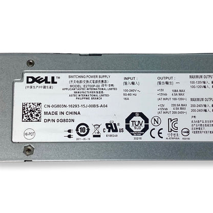 Dell PowerEdge M1000E 1350W 16A Hot-Swap Switching Power Supply E2700P-00 G803N