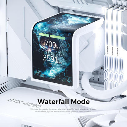 TRYX SE 360 ARGB 360mm AIO 3D Cooler Asetek Adela (White) L-P360L-AM3M-G0W