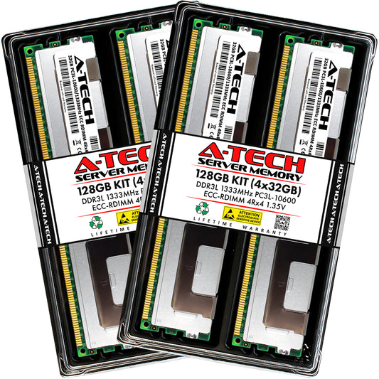 128GB 4x 32GB DDR3 1333 4Rx4 Quad Rank Memory RAM for Dell PowerEdge T320 R320