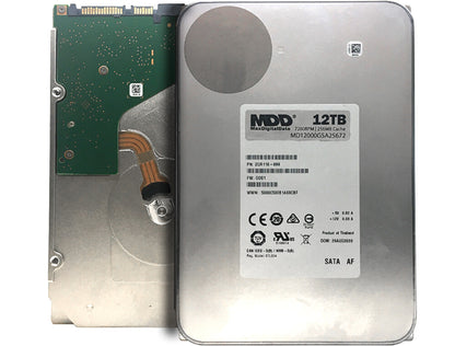 MaxDigitalData 12TB 7200RPM 256MB Cache SATA 6.0Gb/s 3.5inch Desktop Hard Drive
