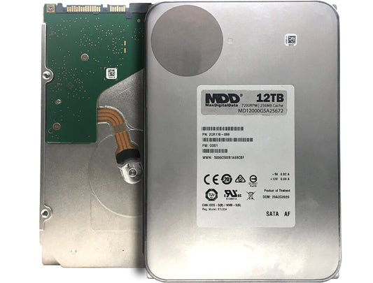 MaxDigitalData 12TB 7200RPM 256MB Cache SATA 6.0Gb/s 3.5inch Desktop Hard Drive