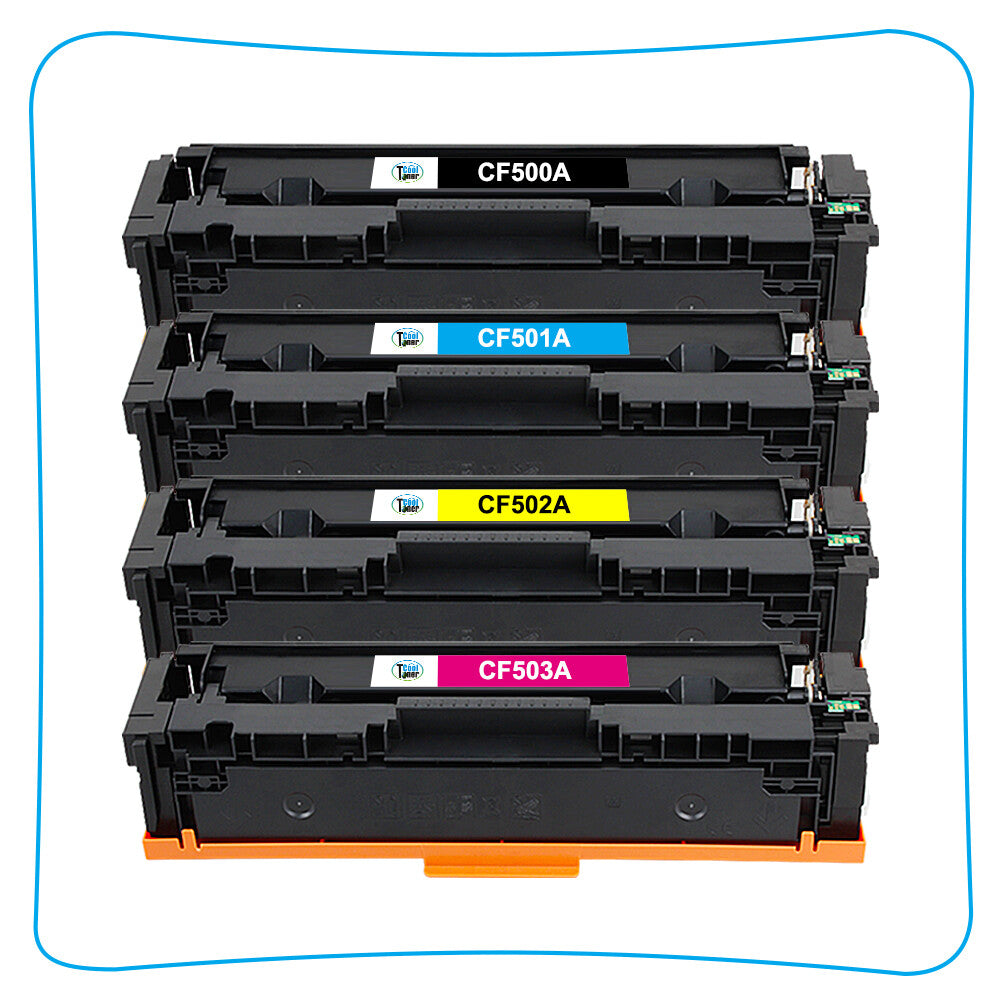 4x CF500X CF500A 202A Toner for HP Color LaserJet M254DN M254NW M281FDN Printer
