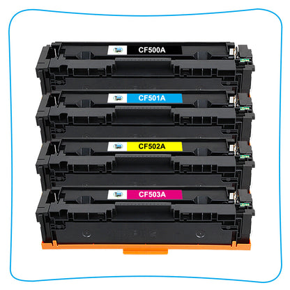 4x CF500X CF500A 202A Toner for HP Color LaserJet M254DN M254NW M281FDN Printer