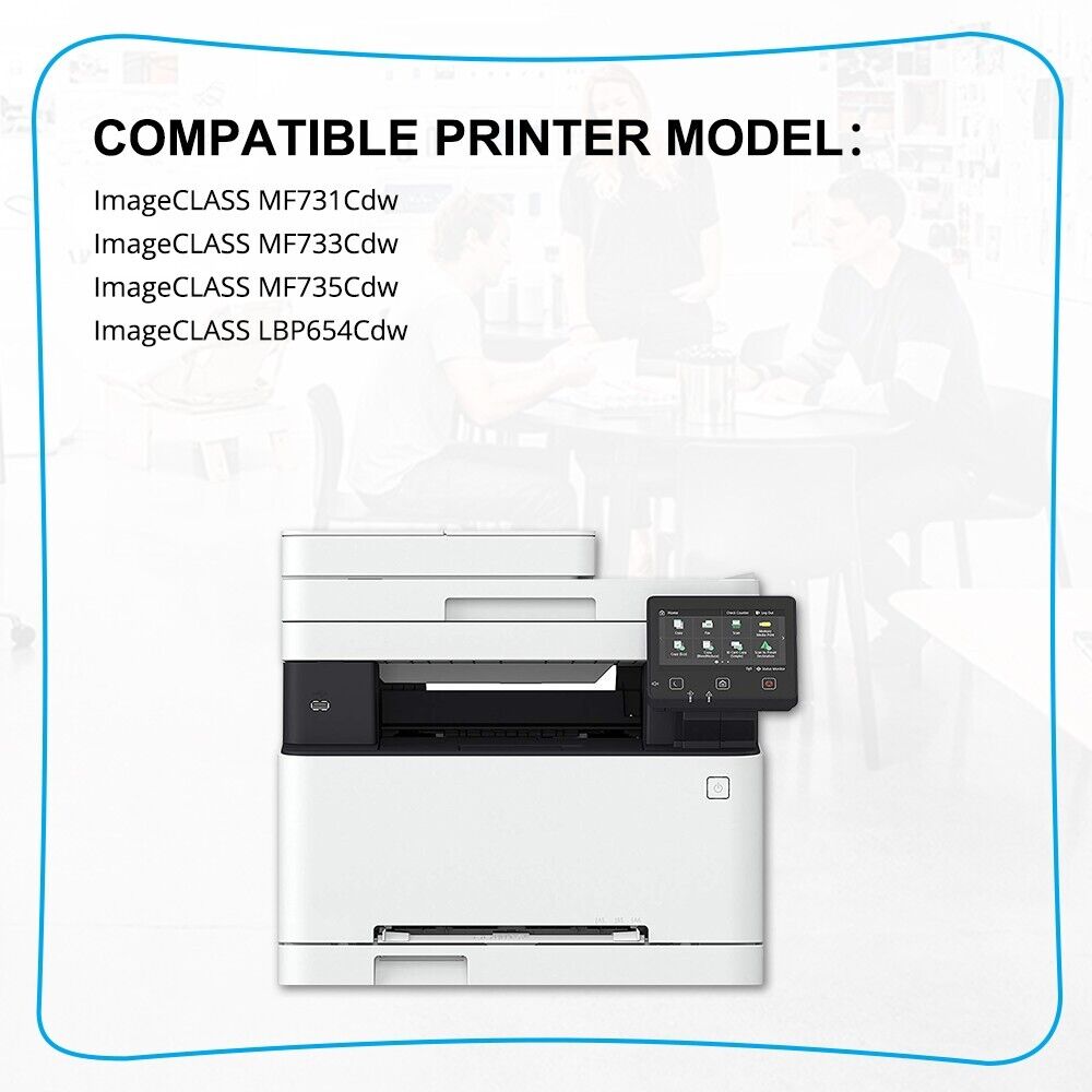 4x 046 Toner Cartridge for Canon imageCLASS MF731cdw MF733cdw MF735cdw LBP654Cdw