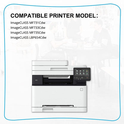 4x 046 Toner Cartridge for Canon imageCLASS MF731cdw MF733cdw MF735cdw LBP654Cdw