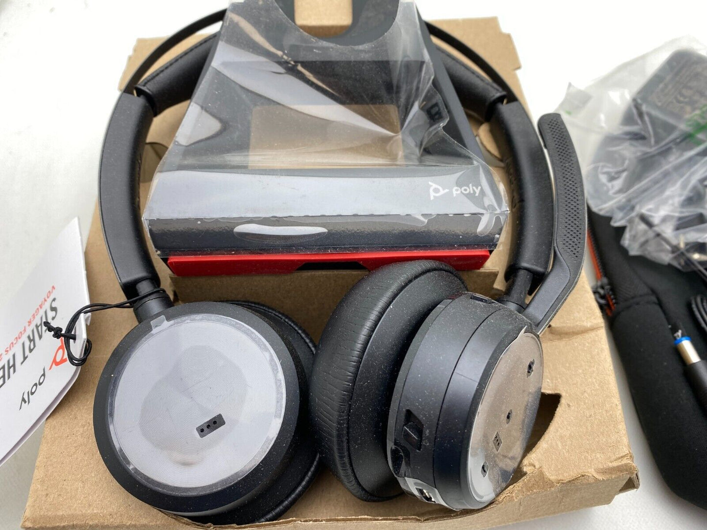 Poly Voyager Focus 2 Office Stereo Noise-Canceling On-Ear Headset - 213729-01