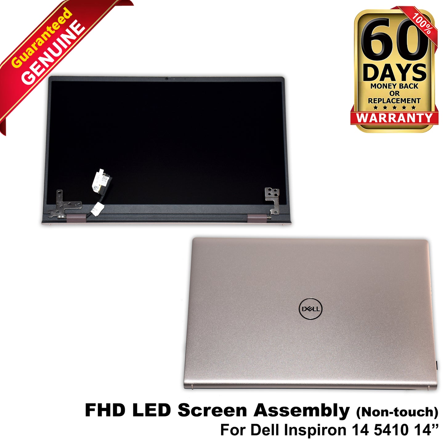 Dell Inspiron 14 5410 14" FHD Matte LED Screen Non-Touch LCD Assembly D3R72