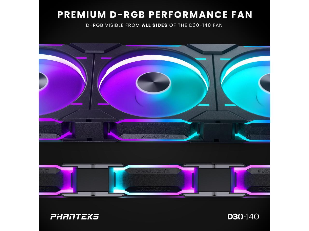 Phanteks PH-F140D30R_DRGB_PWM_BK01 CASE FAN PHANTEKS PH-F140D30R_DRGB_PWM_BK01 R