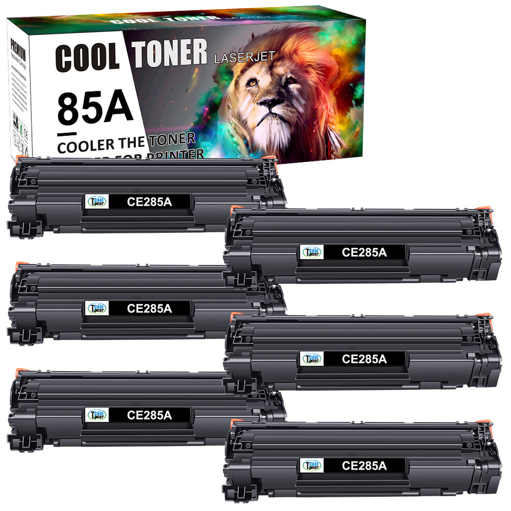6x CE285A Compatible With HP 85A Toner Laserjet P1102 M1130 M1132 M1210 M1217NFW