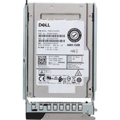 Dell 480GB 12Gbps SAS MU TLC 2.5 SSD KPM5XVUG480G (ME4) CPO (3PR5C) -R (NOT FOR HOME PC)