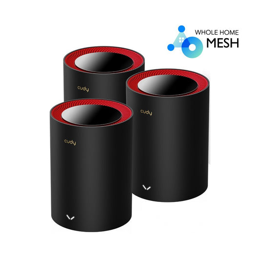 Cudy M3000 3-Pack | AX3000 2.5G Wireless Dual Band WiFi 6 Whole Home Mesh System