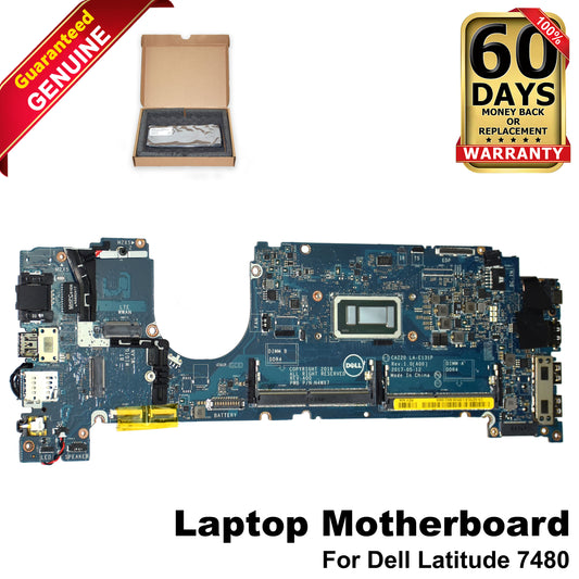 Dell Latitude 7480 Motherboard Intel i7-6650U 2.2GHz DDR4 LA-E131P 270C8