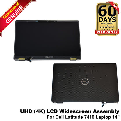 Dell Latitude 7410 14" UHD 3840x2160 4K 60hz LCD Screen Assembly Non-Touch MCJ79