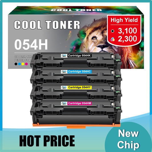 4PK 054H Toner Cartridge For Canon 054 Toner MF642cdw MF641cw MF644cdw LBP622cdw