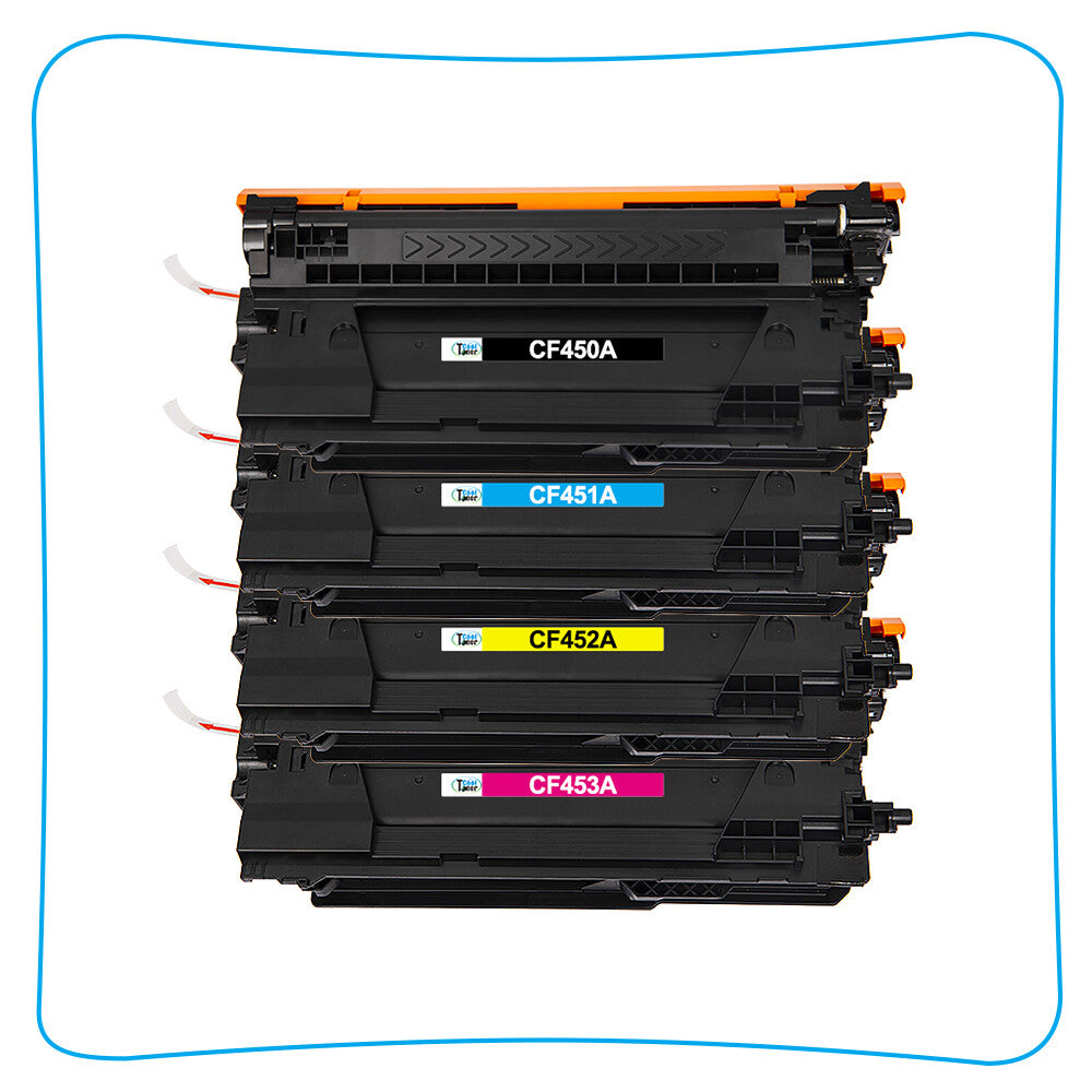5x Hi-Yield Toner Compatible with HP CF450A 655A Laserjet MFP M681 M652dn M653dn
