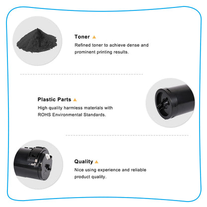 10 Pack High Yield Black 106R02740 Toner Compatible With Xerox WorkCentre 3655