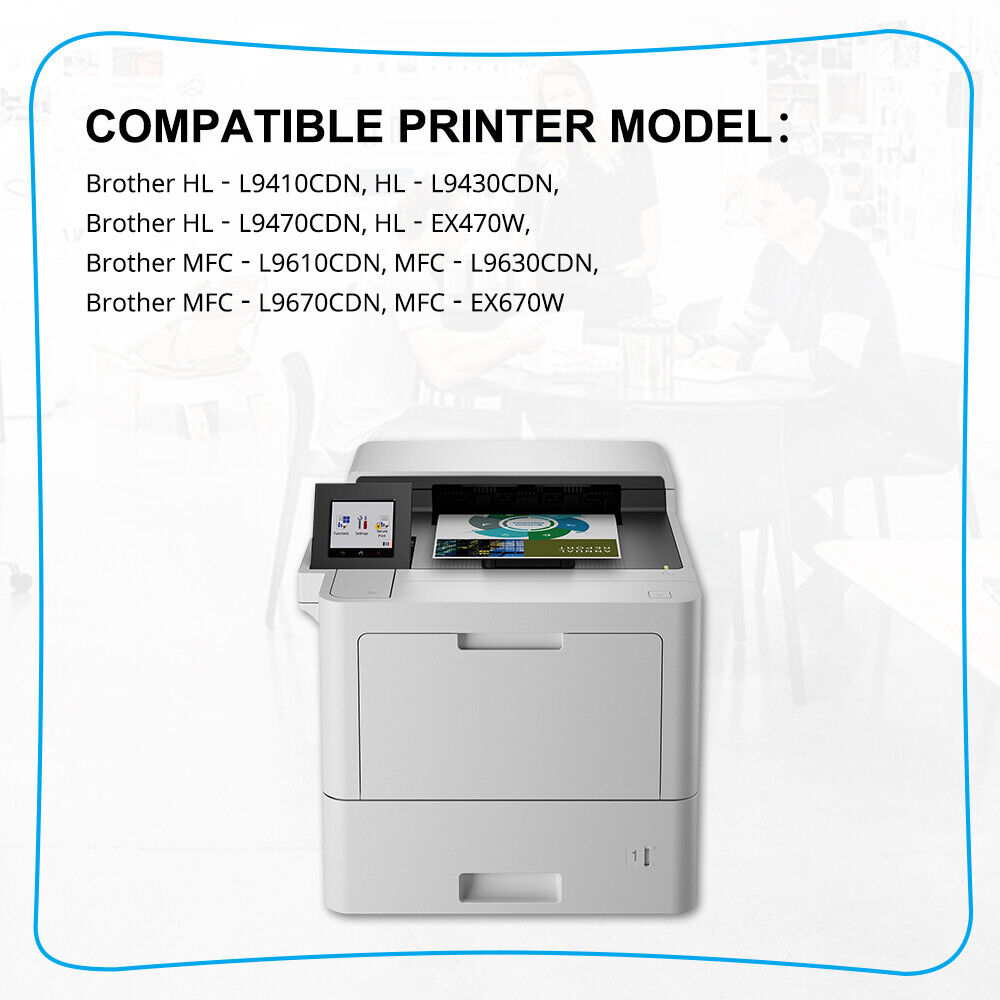 4PK Compatible with Brother TN810 Toner Cartridge MFC L9610CDN L9630CDN L9670CDN