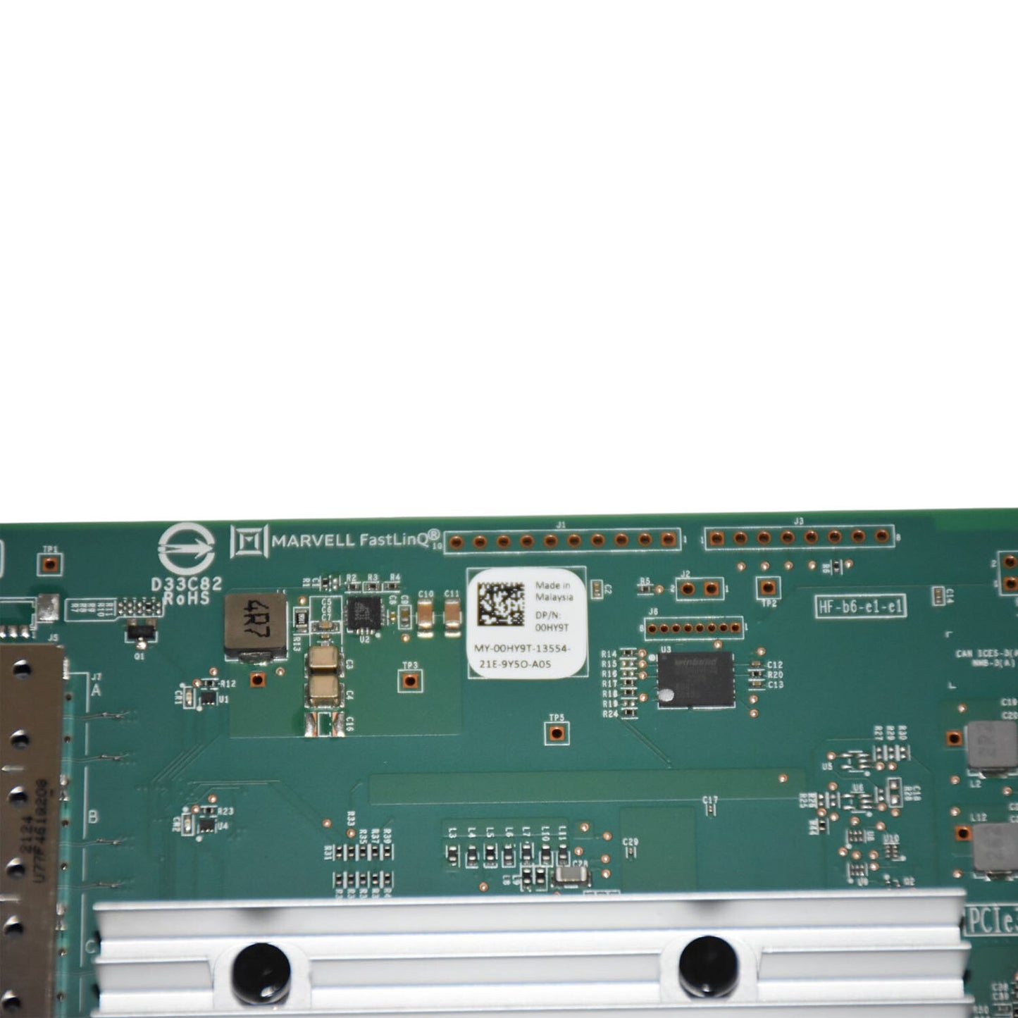 Dell QLogic FastLinQ 41164 Quad-Port 10GbE SFP+ PCIe Network Adapter CNA 0HY9T