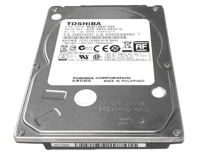 TOSHIBA 1TB 5400RPM SATA 3.0Gb/s 2.5in Internal Laptop Hard Drive MQ01ABD100V