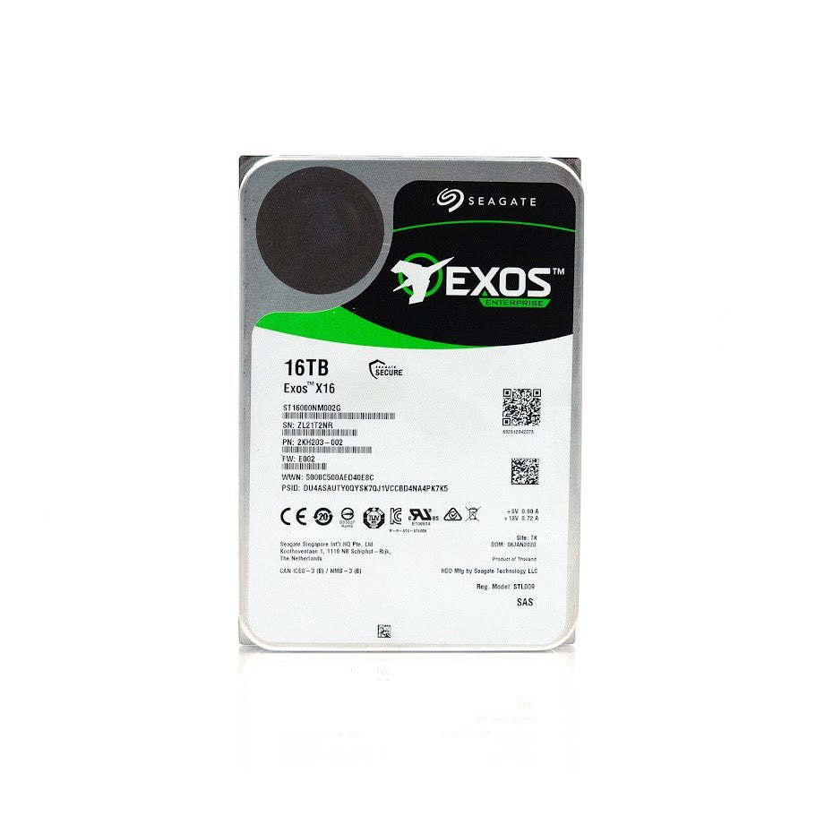 Seagate Exos X16 16TB 7.2K 12Gb/s 3.5" SAS Server HDD Hard Drive ST16000NM002G (NOT FOR HOME PC)