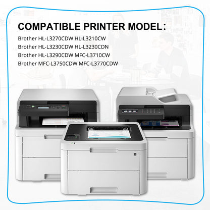 5PK Compatible for Brother TN227 Toner TN223 MFC-L3770CDW HL-L3270CDW HL-L3210CW