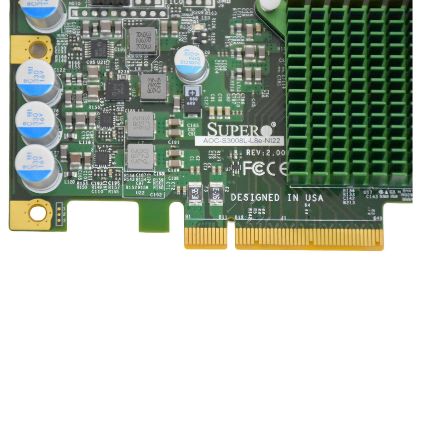 Supermicro AOC-S3008L-L8E 12Gb/s 8-Port SAS HBA PCIe3.0 Internal Adapter (NOT FOR HOME PC)