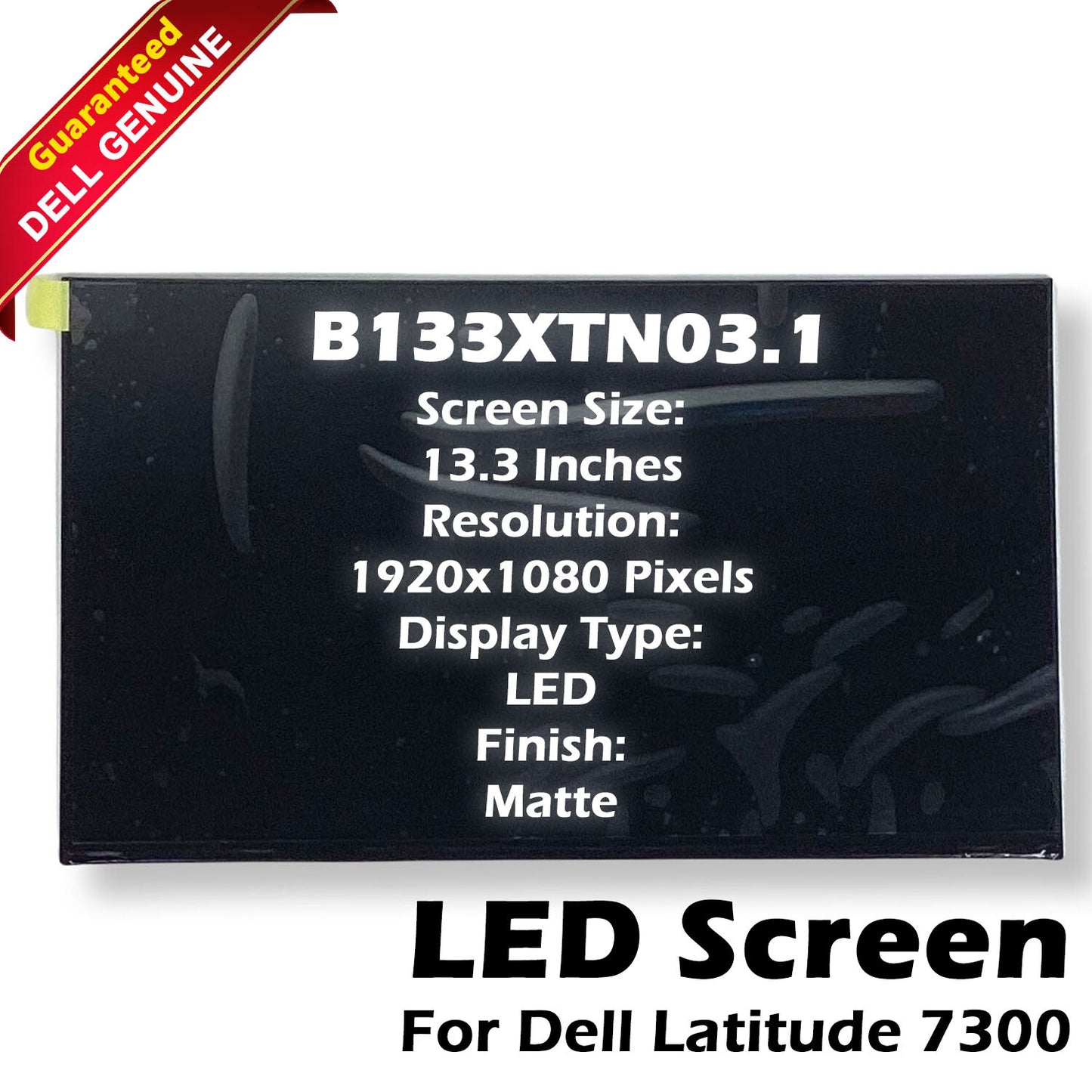 Genuine Dell OEM Latitude 7300 EDP 13.3" WXGAHD LCD Widescreen Matte G50X6