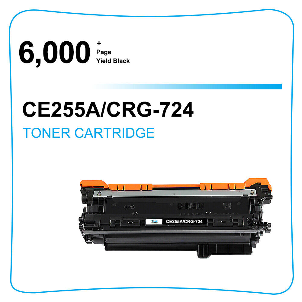 10 Pack 55A CE255A Toner Cartridge Compatible with HP LaserJet P3015d 3015n 3016