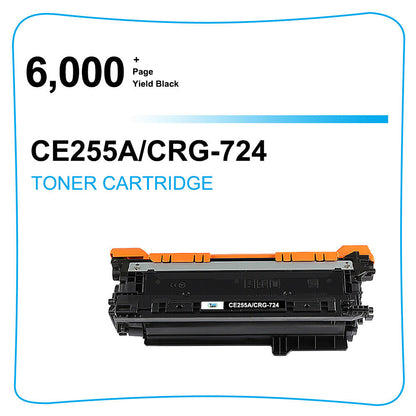 10 Pack 55A CE255A Toner Cartridge Compatible with HP LaserJet P3015d 3015n 3016