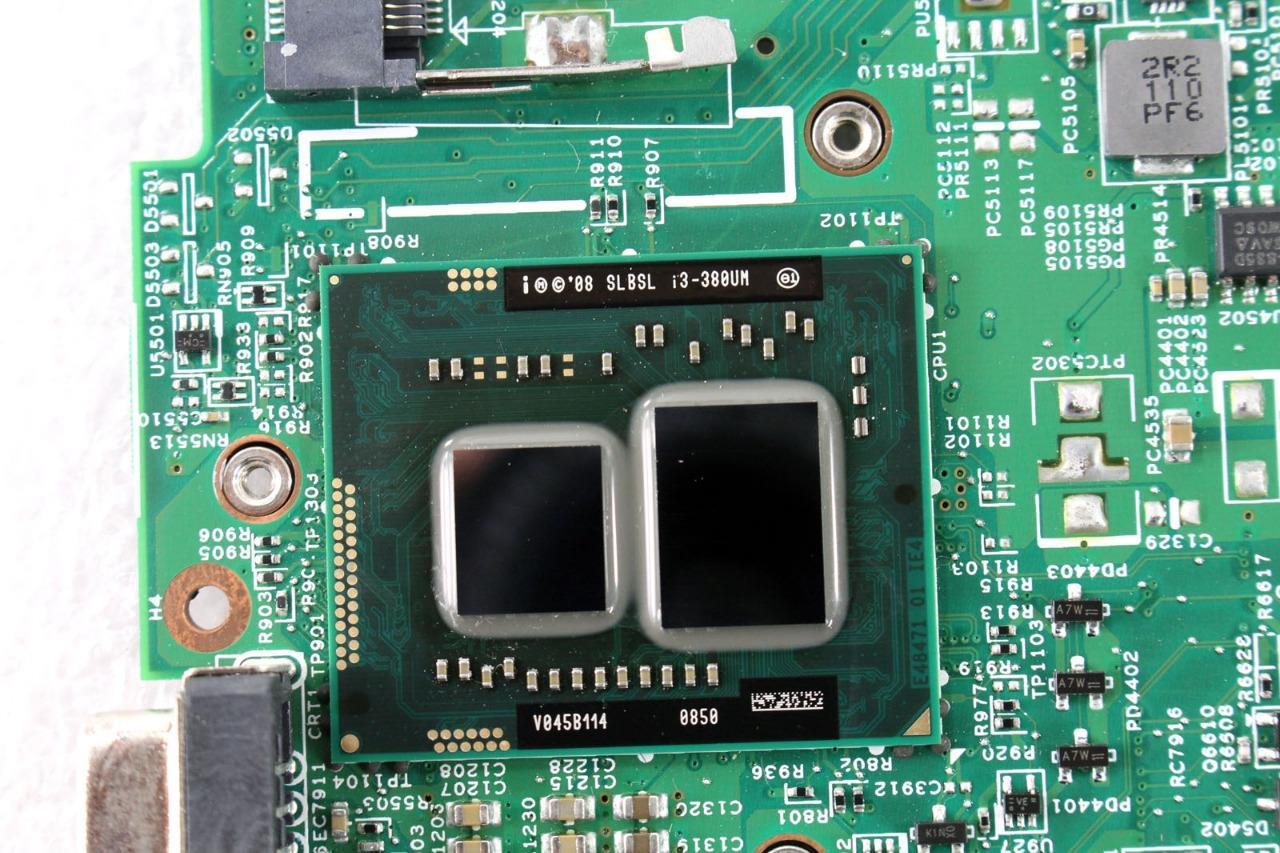 OEM Dell Vostro V130 Motherboard Intel i3-380UM 1.33GHz CPU DDR3 W71WT 0W71WT