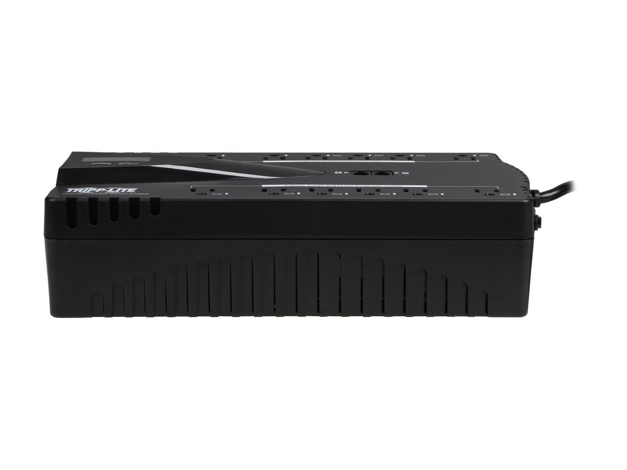 TRIPP LITE ECO ECO850LCD 850 VA 425 Watts 12 Outlets UPS with Enhanced LCD Inter