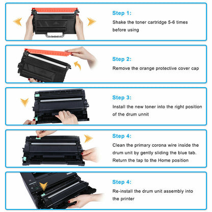 20PK TN760 730 Toner with Chip Compatible for Brother TN-760 HL-L2370DW L2395DW