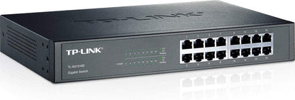 TP-Link 16-Port Gigabit Ethernet Unmanaged Switch | Plug and Play | TL-SG1016D