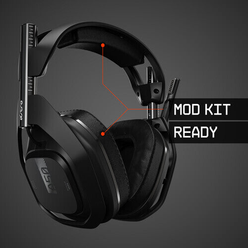 ASTRO A50 Wireless Gaming Headset + Base Station - PS4/PC/Mac, Dolby 7.1, Black