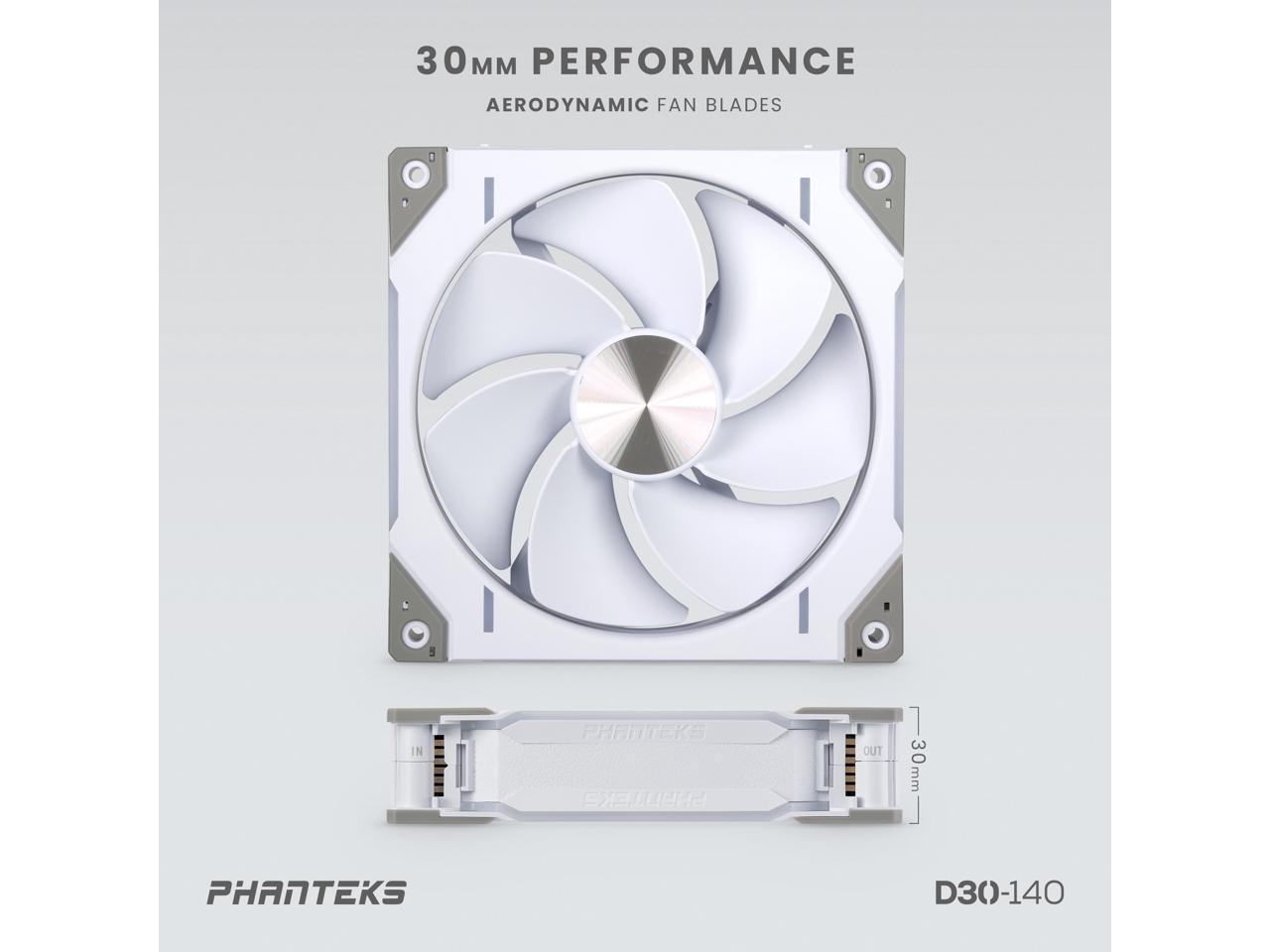 Phanteks CASE FAN PHANTEKS PH-F140D30R_DRGB_PWM_WT01_3P R