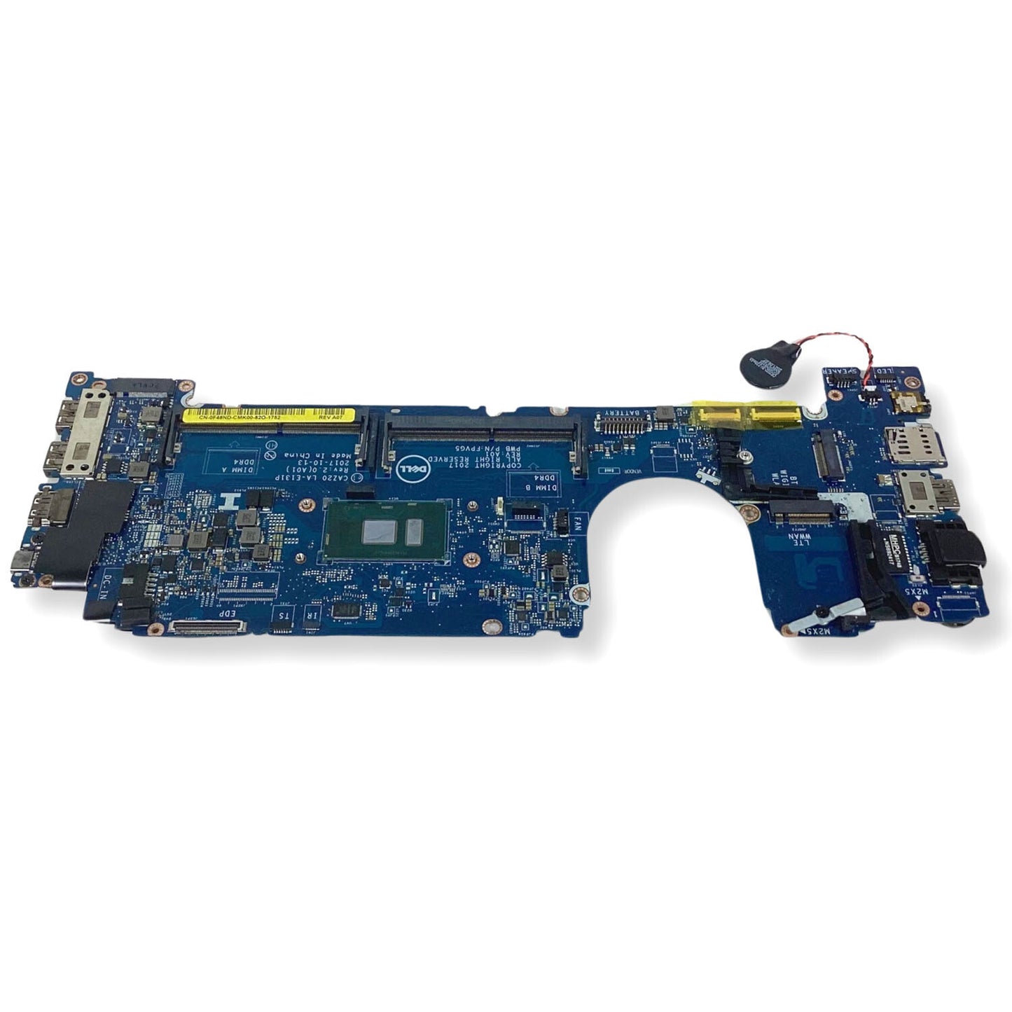 Dell Latitude 7480 Core i7-7600U 2.8GHz DDR4 Laptop Motherboard F48ND LA-E131P