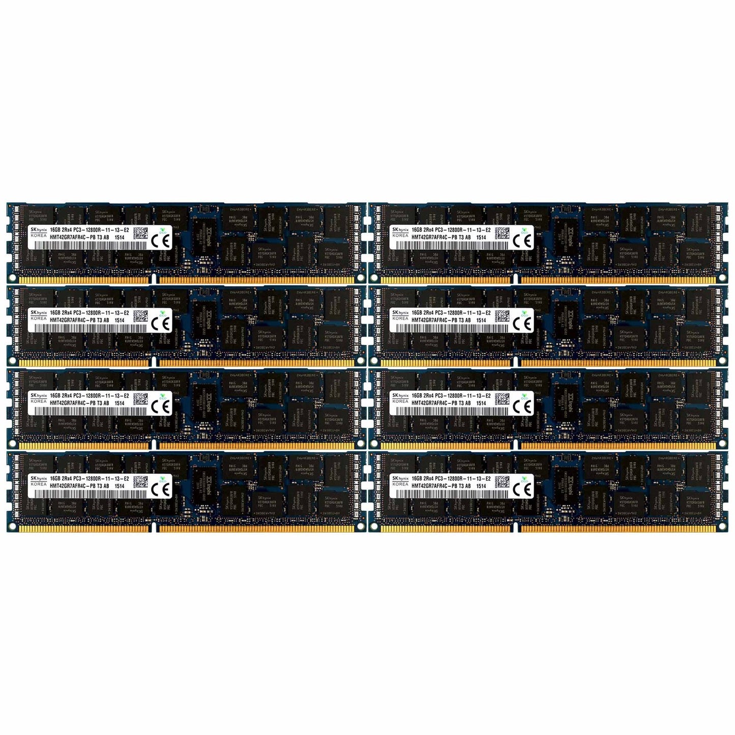 PC3-12800 8x16GB HP Proliant ML370 SL160S SL170S DL180 DL170H G6 Memory Ram